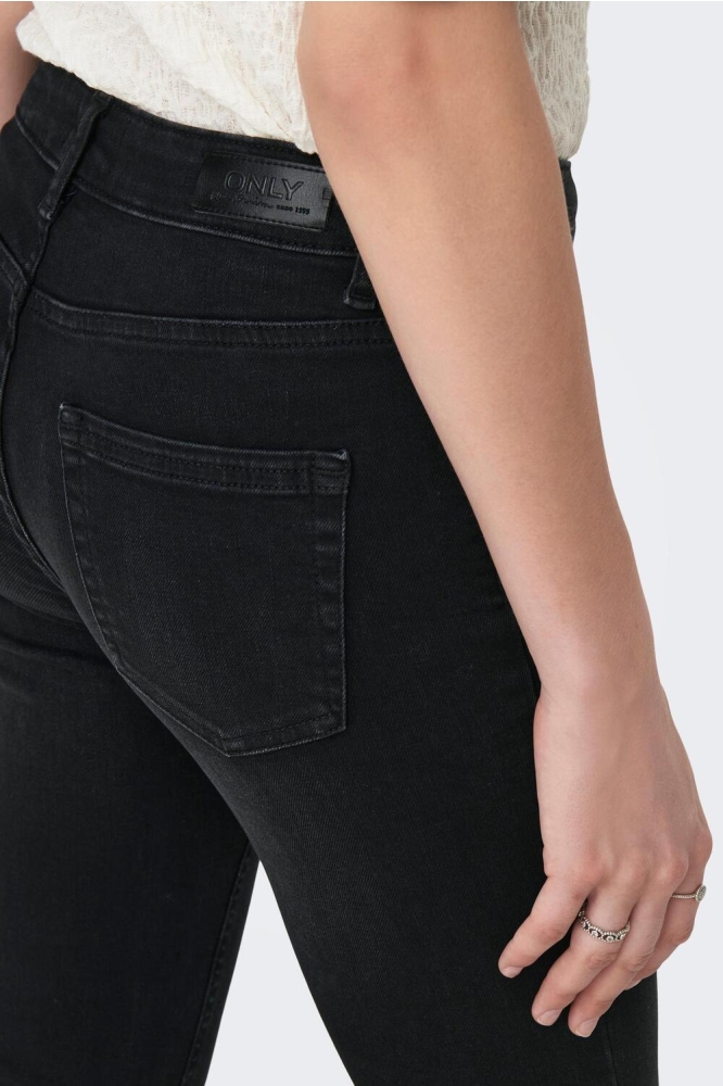 ONLBLUSH MID FLARED DNM TAI1099 NOO 15286686 WASHED BLACK